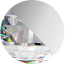 Grigio argento / Trasparente