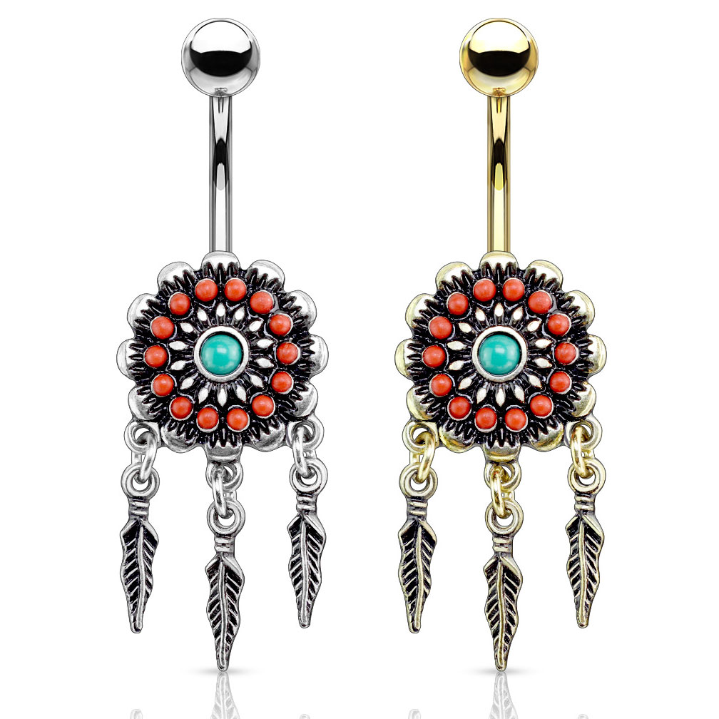 Anello Per L'ombelico Con Ciondolo - Italia - Foto 8