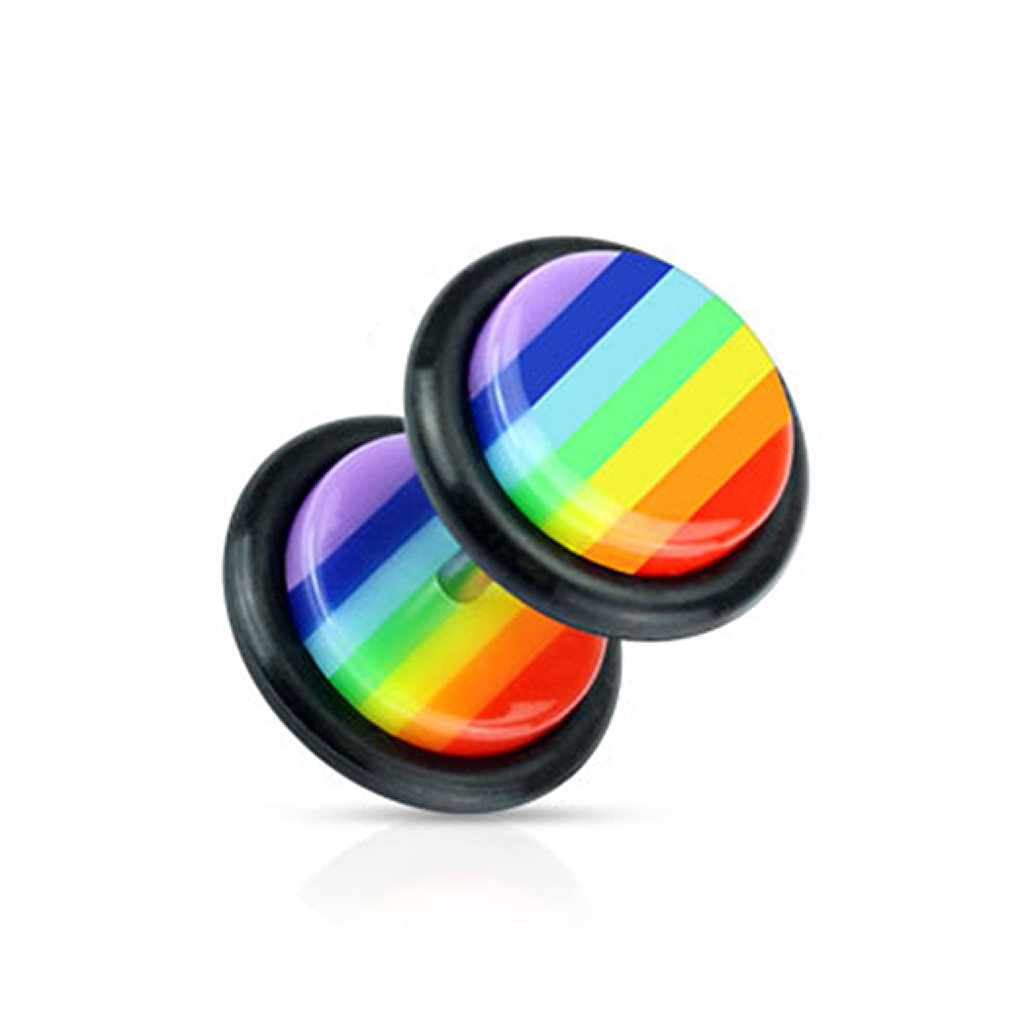 Fake plug color arcobaleno