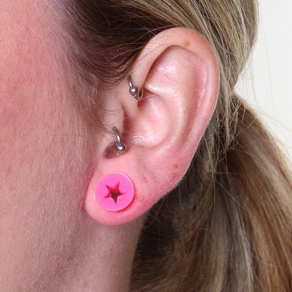 Tunnel in silicone con stella