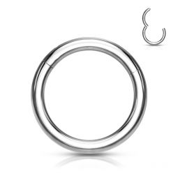 Segment ring in titanio con cardine
